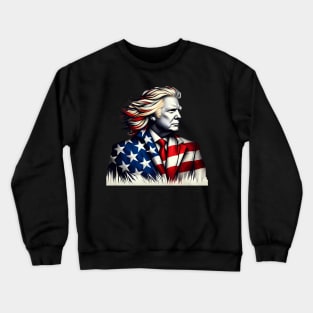 Donald Trump 2024 Elections Funny Crewneck Sweatshirt